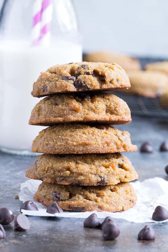 Easy Paleo & Nut-Free Coconut Flour Chocolate Chip Cookies Recipe